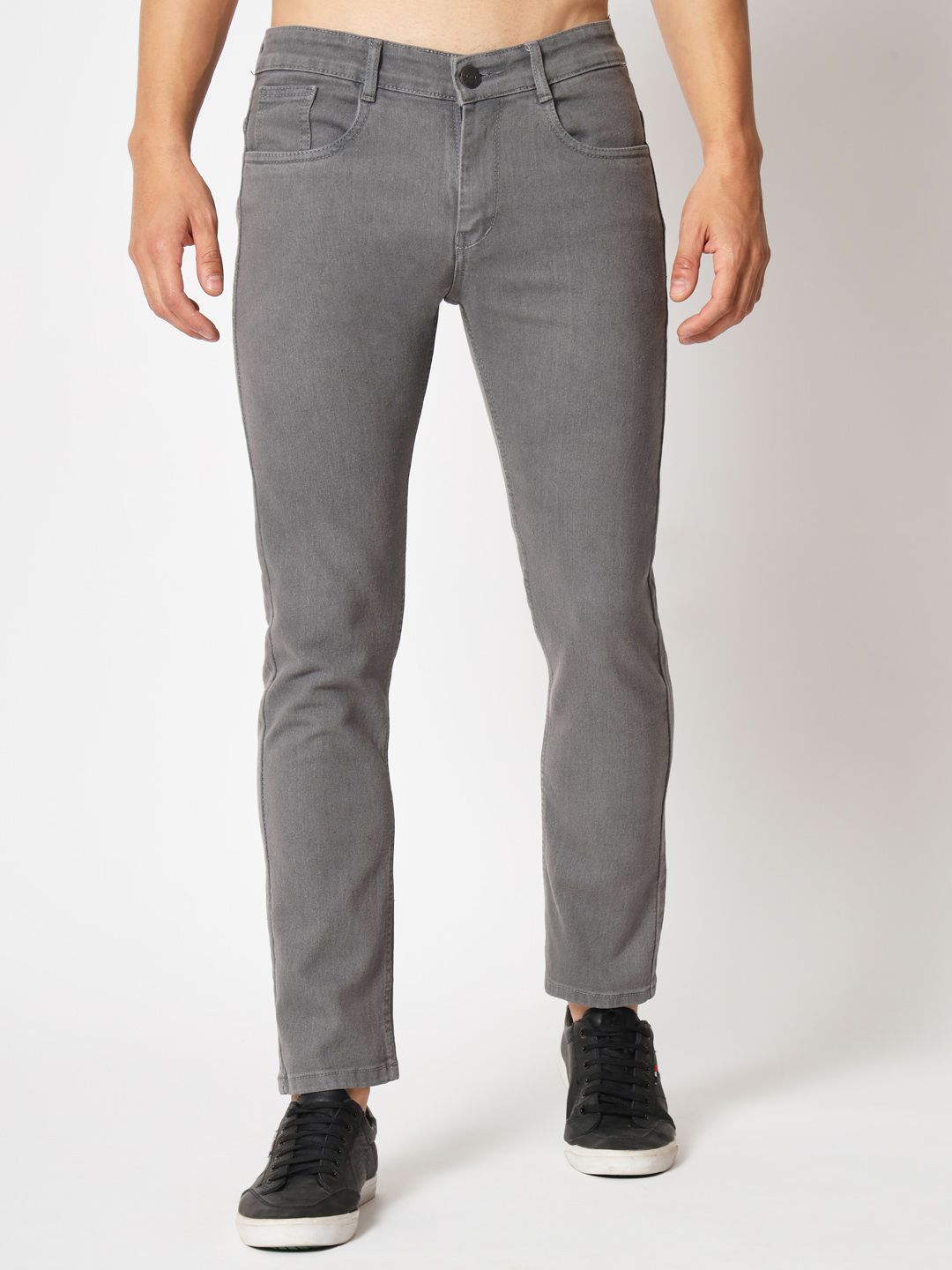     			RAGZO - Grey Denim Slim Fit Men's Jeans ( Pack of 1 )