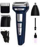 geemy - 3 in1 Multigrooming Blue Cordless Beard Trimmer With 45 Runtime