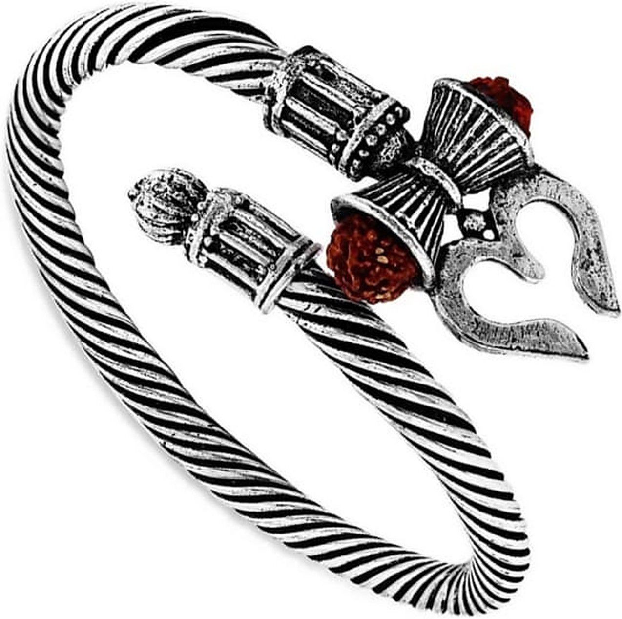     			HEER COLLECTION - Silver Religious Bracelet ( Pack of 1 )