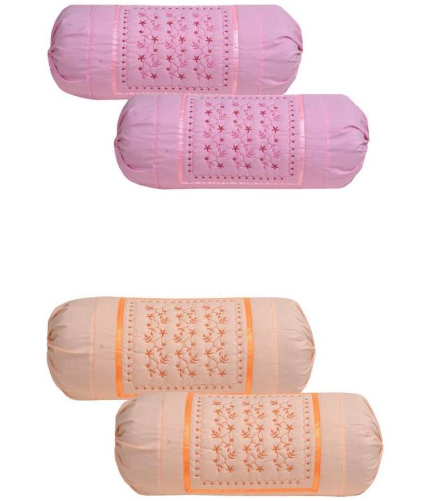     			MAHALUXMI COLLECTION - Pack of 4 Cotton Regular Pillow Cover ( 78.74 cm(31) x 40.64 cm(16) ) - Multi