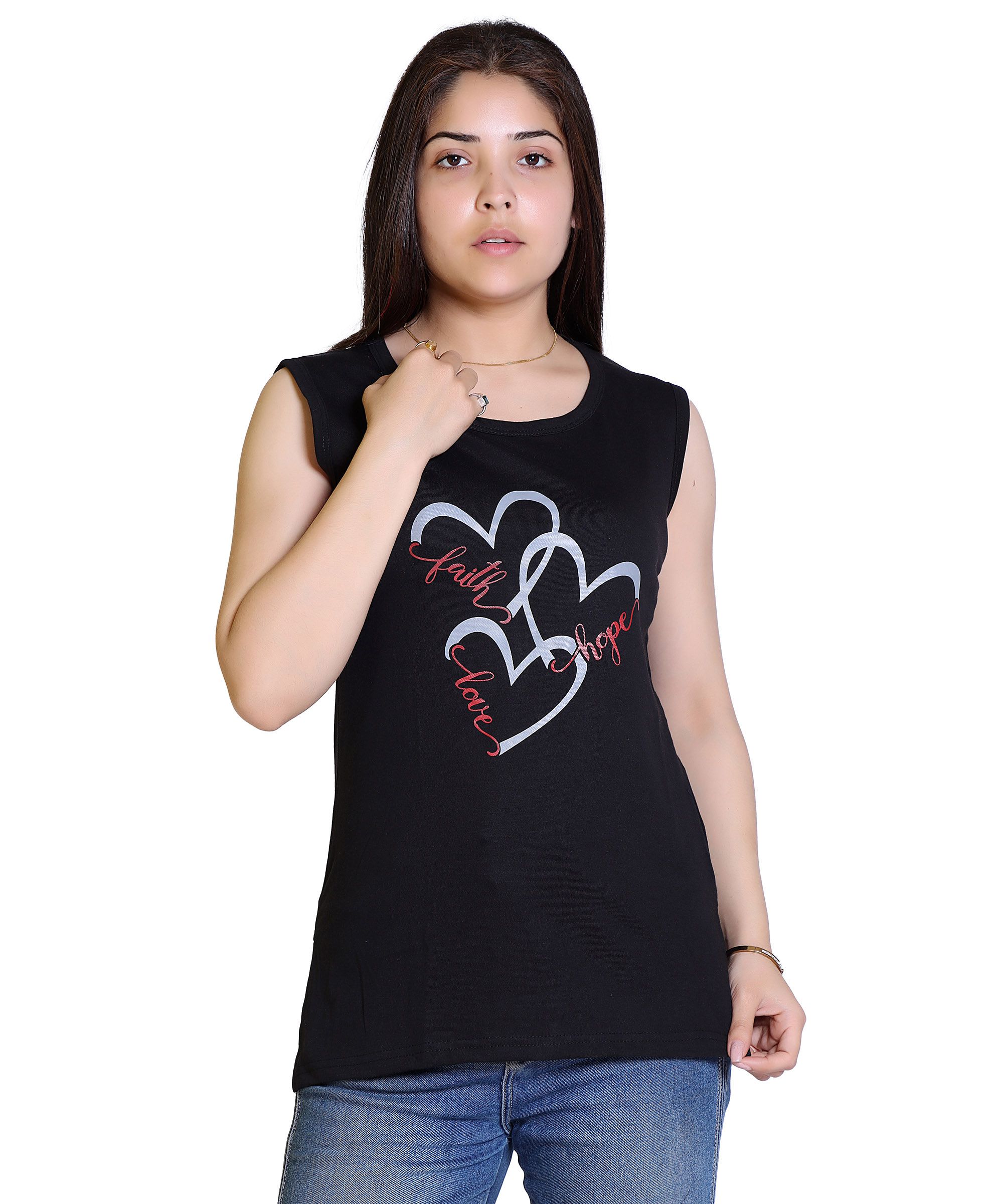     			Ogarti - Black Cotton Blend Regular Fit Women's T-Shirt ( Pack of 1 )