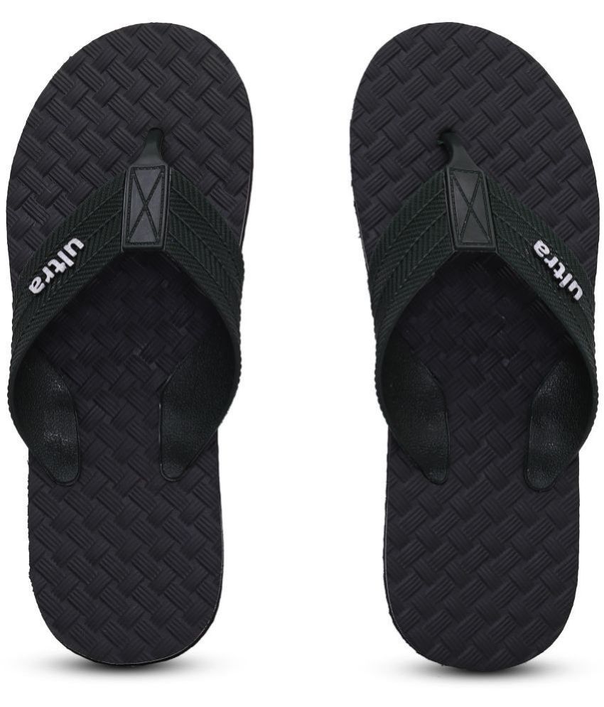     			lyvi - Black Men's Thong Flip Flop