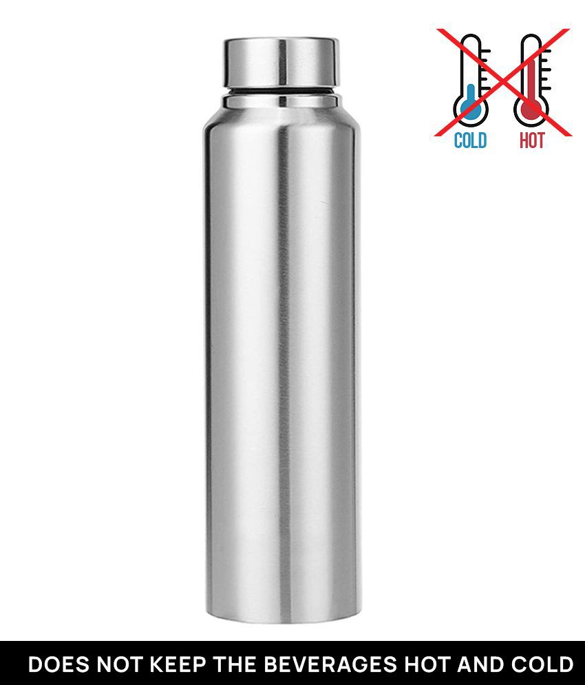     			HOMETALES - Fridge Bottle 500 ml Silver Fridge Water Bottle 500 mL ( Set of 1 )