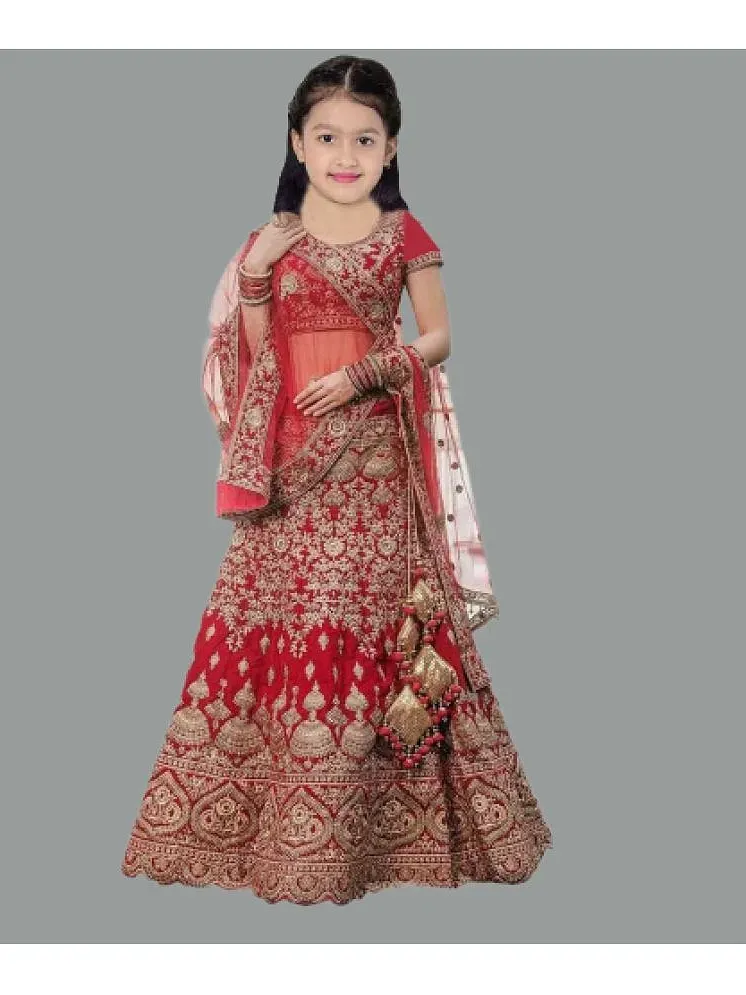 JULEE Red Net Chaniya Choli Unstitched Lehenga Single Price in India - Buy  JULEE Red Net Chaniya Choli Unstitched Lehenga Single Online at Snapdeal