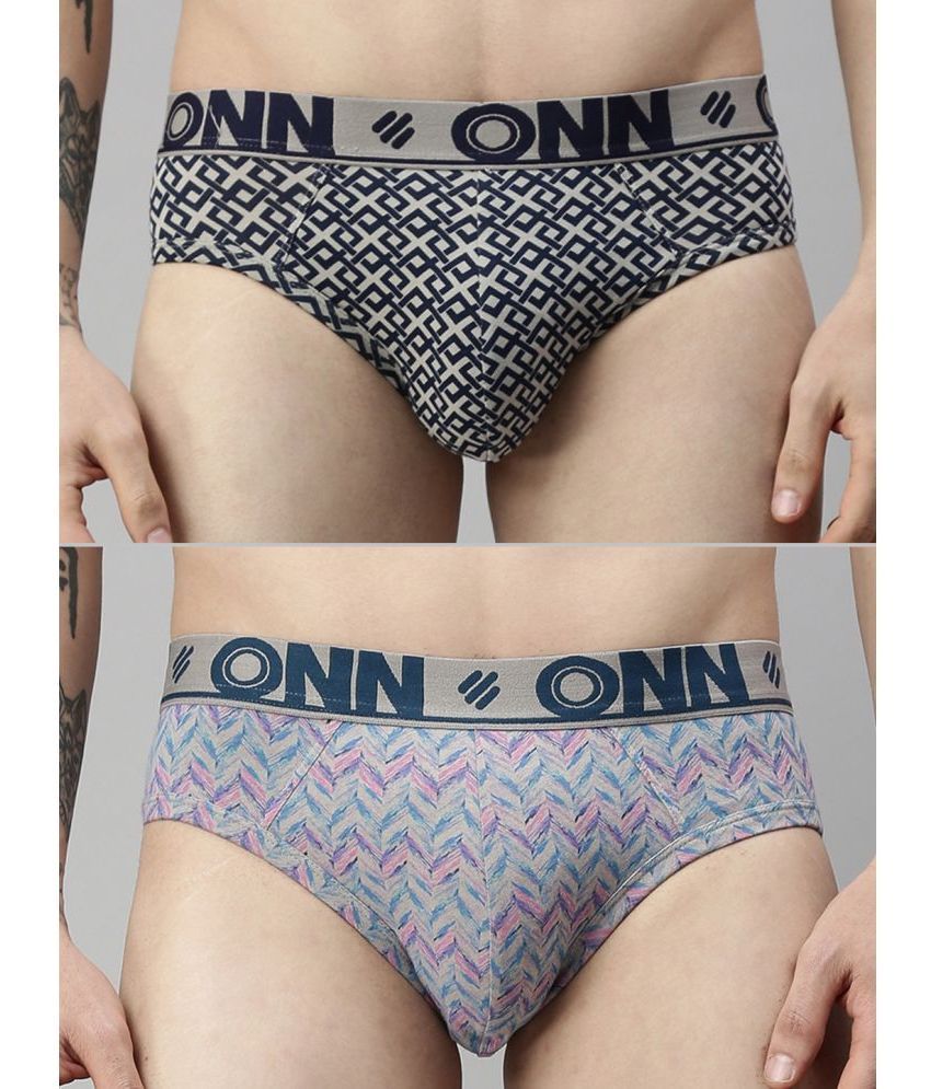     			ONN Pack of 2 Cotton Men's Briefs ( Multicolor )