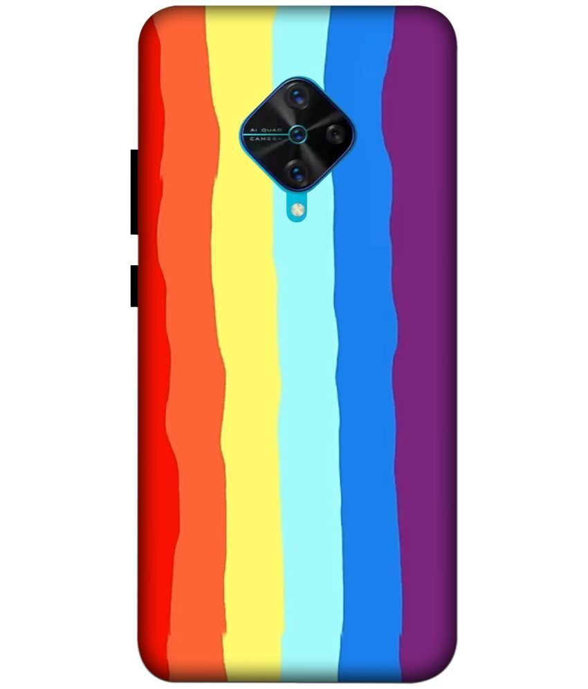     			T4U THINGS4U - Multicolor Printed Back Cover Polycarbonate Compatible For Vivo S1 Pro ( Pack of 1 )