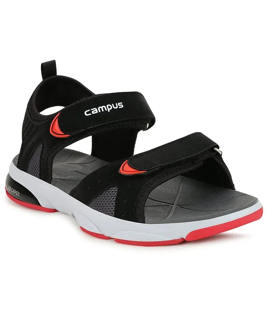 Buy Black & Green Sandals for Men by Campus Online | Ajio.com