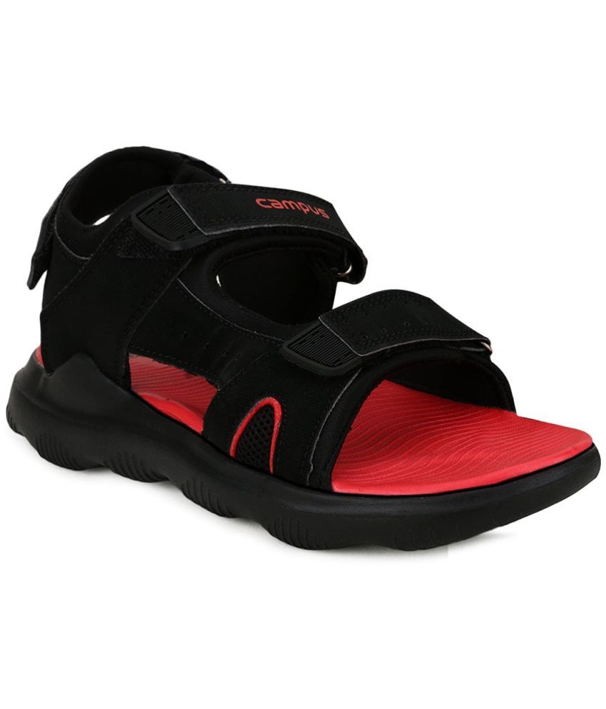     			Campus - Black Men's Sandals