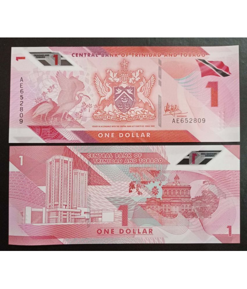     			Hop n Shop - Trinidad & Tobago 1 Dollar Polymer UNC 1 Paper currency & Bank notes