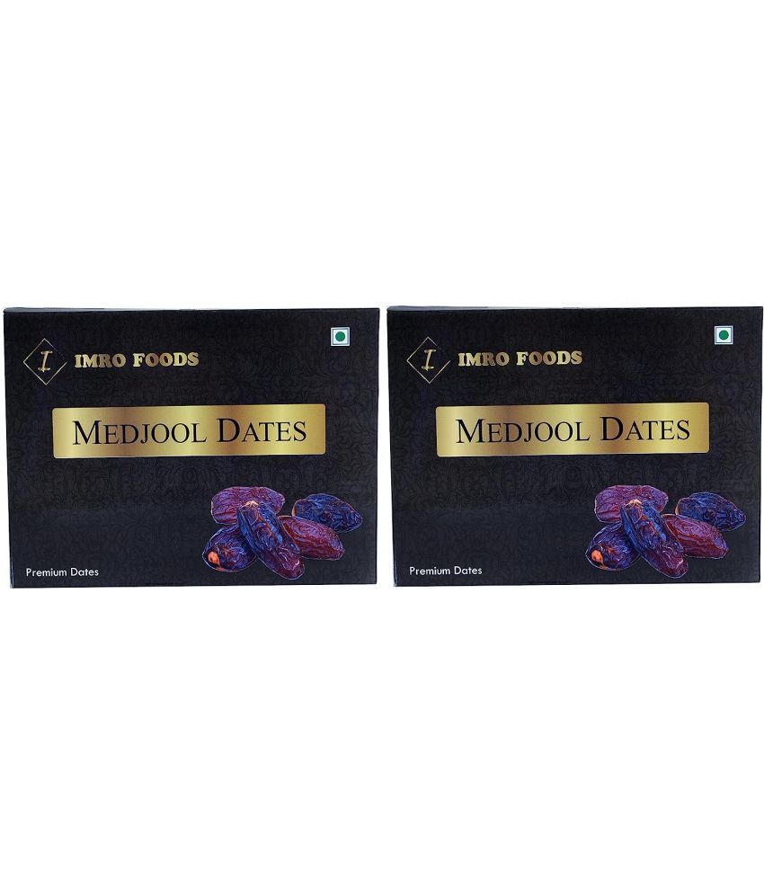     			IMRO FOODS Medjoul Dates 250gm (Pack of 2) Dried Dates Khajoor Khajur Dry Fruits Healthy & Nutritious Snack Rich in Protein & Vitamins Natural Sweetener No Preservatives