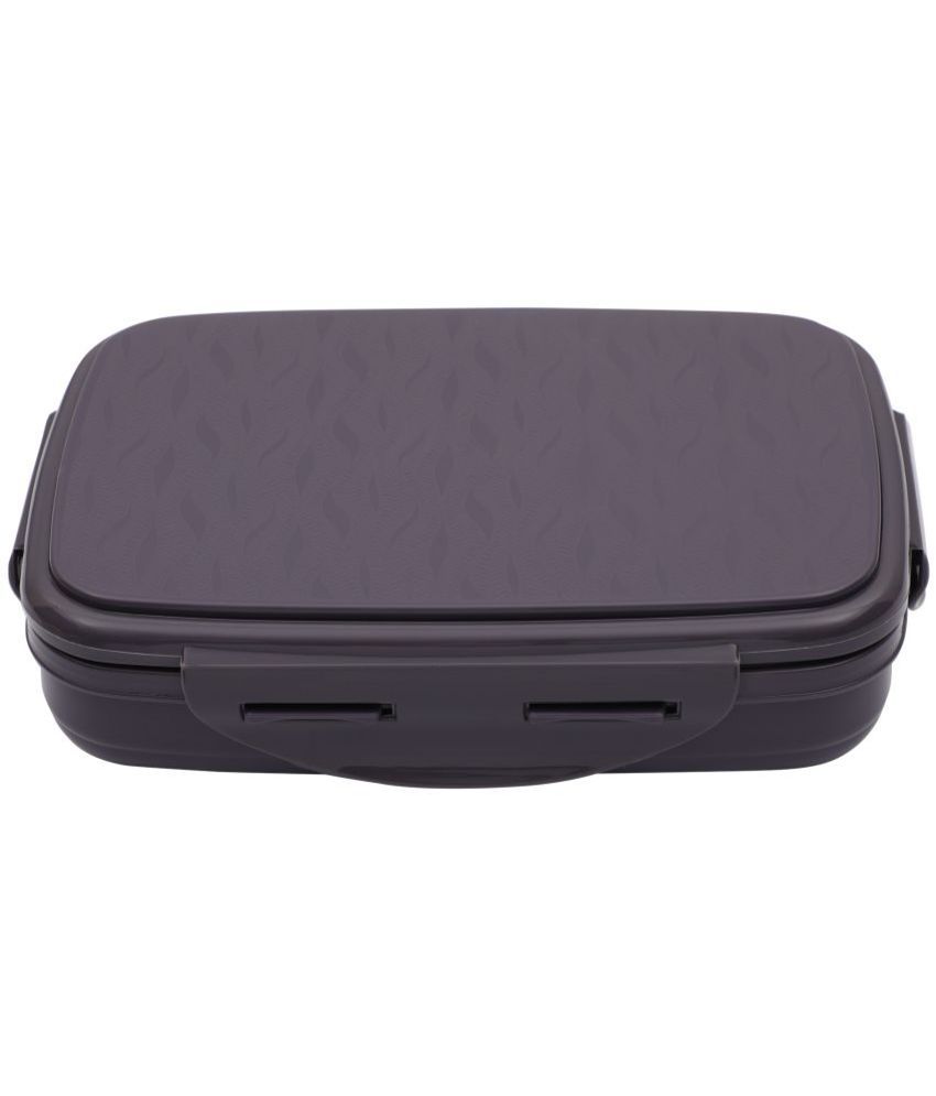     			Jaypee - Dark Grey Stainless Steel Lunch Box ( Pack of 1 )