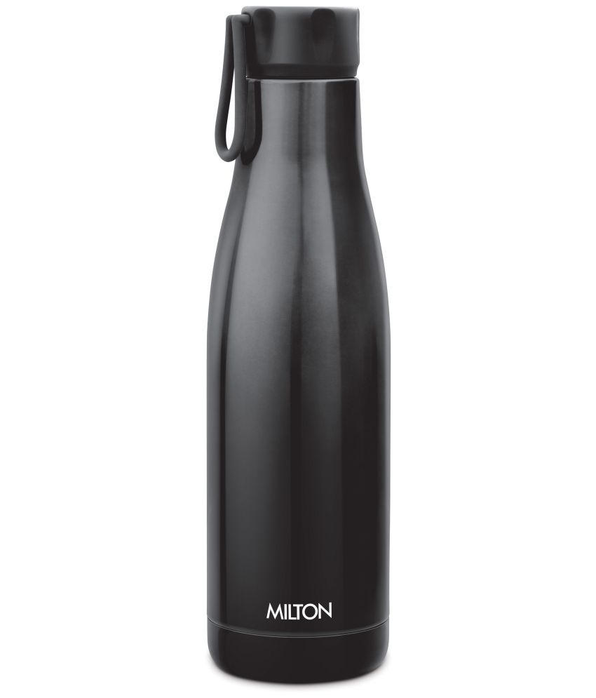     			Milton Fame 1000 Thermosteel Vacuum Insulated Black Stainless Steel Water Bottle 891 mL ( Set of 1 )