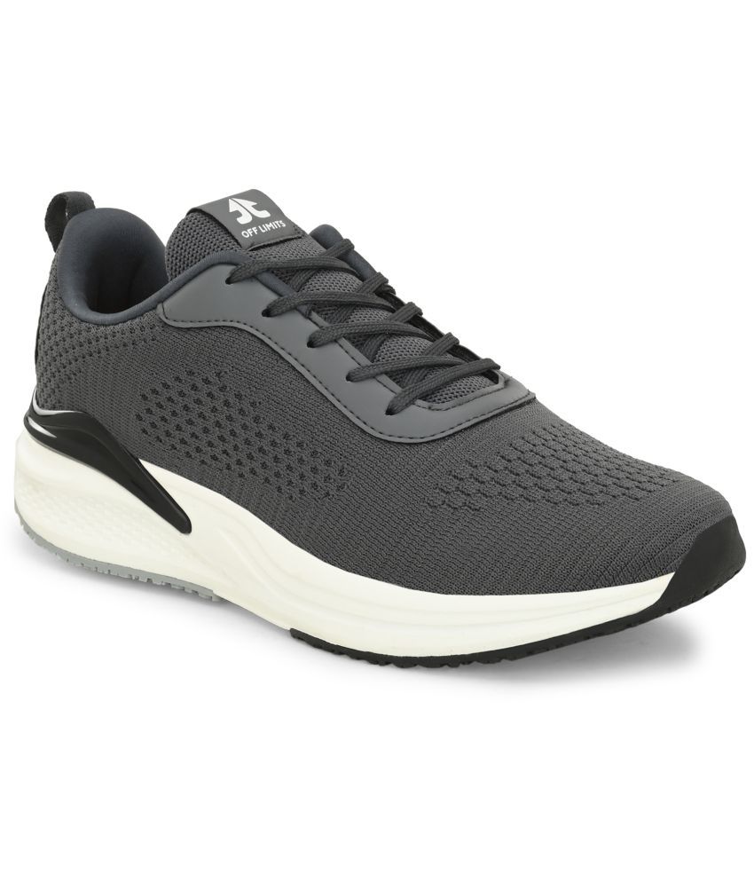     			OFF LIMITS - KAIRO B&T Dark Grey Men's Sports Running Shoes