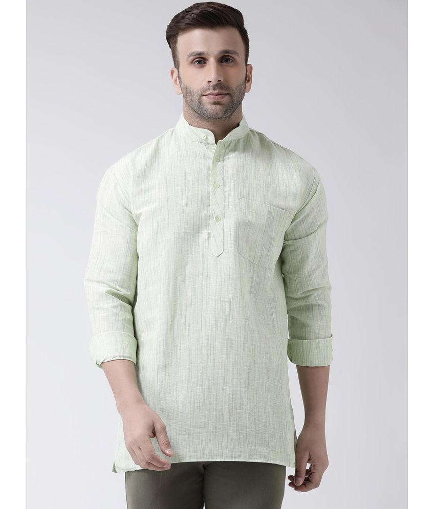     			RIAG - Green Cotton Blend Regular Fit Men's Casual Shirt ( Pack of 1 )