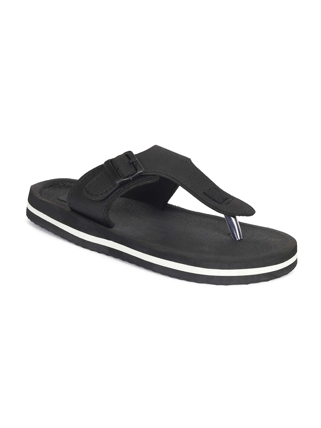     			Aadi - Black Men's Thong Flip Flop