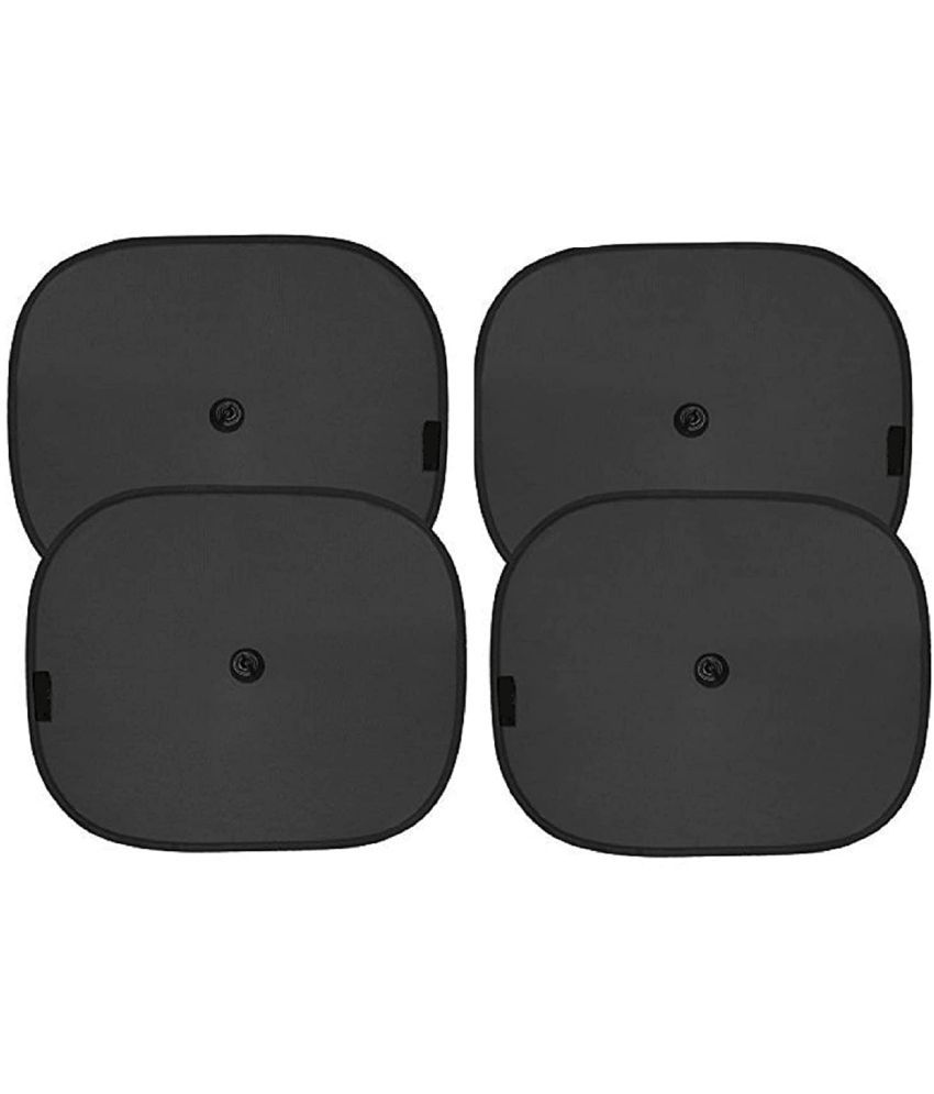     			HOMETALES Car Sun Shade for Side Windows (Black) Pack of 4