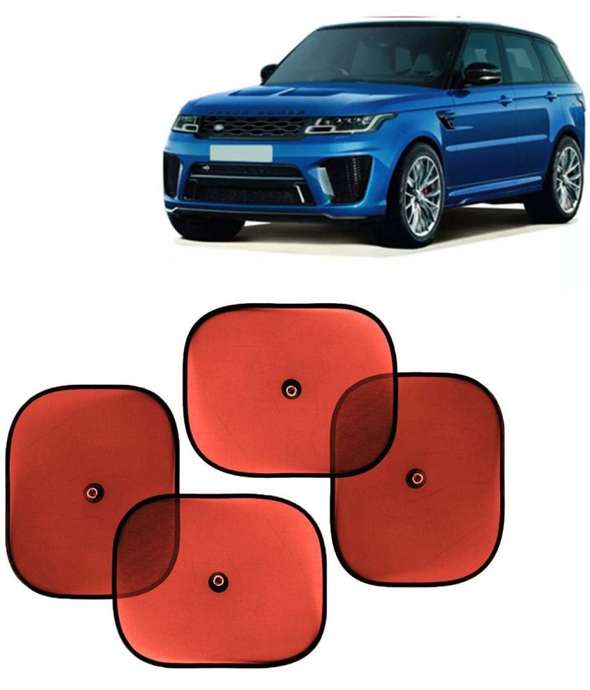     			Kingsway Car Window Curtain Sticky Sun Shades for Land Rover Range Rover Sport, 2018 Onwards Model, Universal Fit Sunshades for Side Window, Rear Window, Color : Red, 4 Pieces