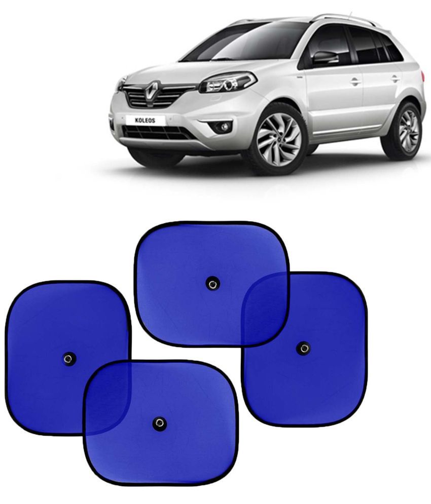     			Kingsway Car Window Curtain Sticky Sun Shades for Re naul-t Koleos, 2011 - 2016 Model, Universal Fit Sunshades for Side Window, Rear Window, Color : Blue, 4 Pieces