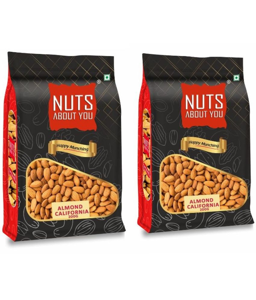     			N.A.Y ALMONDS CALIFORNIA 400 g (Pack of 2 X 200 g)