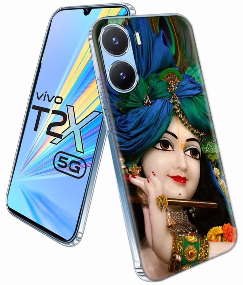     			NBOX - Multicolor Printed Back Cover Silicon Compatible For Vivo T2x 5G ( Pack of 1 )