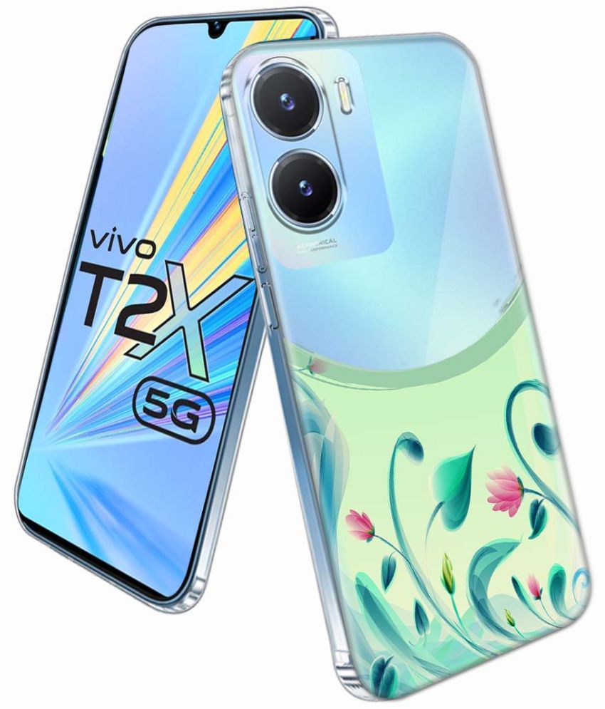     			NBOX - Multicolor Printed Back Cover Silicon Compatible For Vivo T2x 5G ( Pack of 1 )