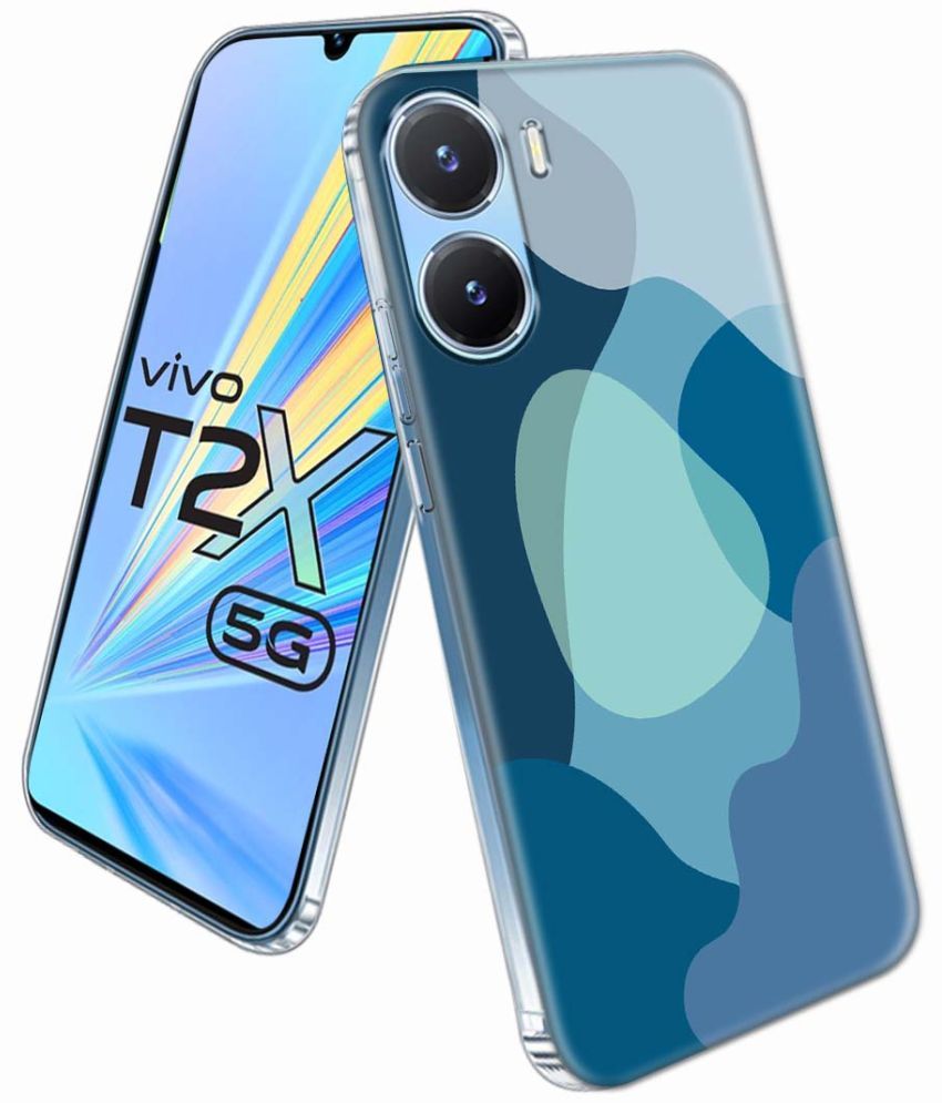     			NBOX - Multicolor Printed Back Cover Silicon Compatible For Vivo T2x 5G ( Pack of 1 )