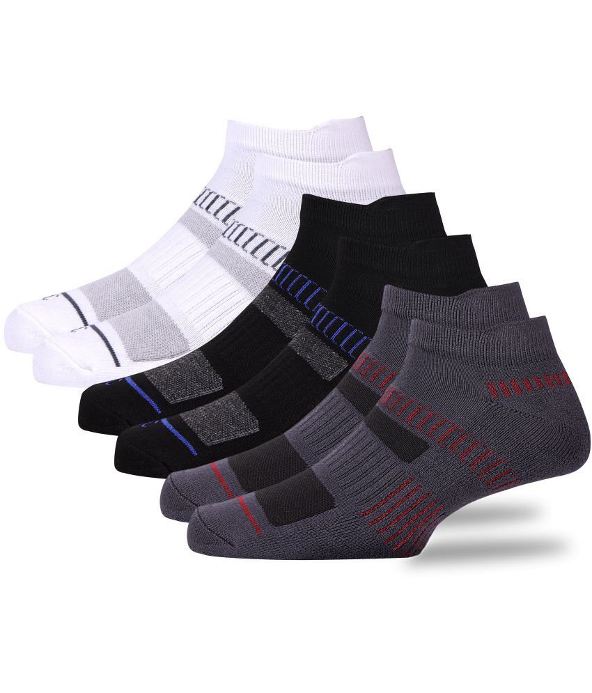     			RC. ROYAL CLASS - 100% Organic Cotton Men's Colorblock Multicolor Low Cut Socks ( Pack of 3 )