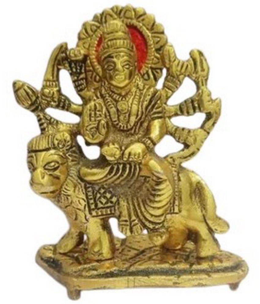     			TISYAA - Brass Goddess Durga Idol ( 11 cm )