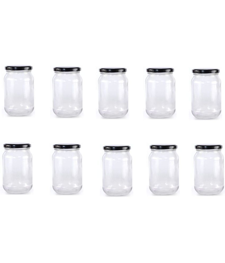     			1st Time - Food Grade Storage Glass Transparent Utility Container ( set of 10 )