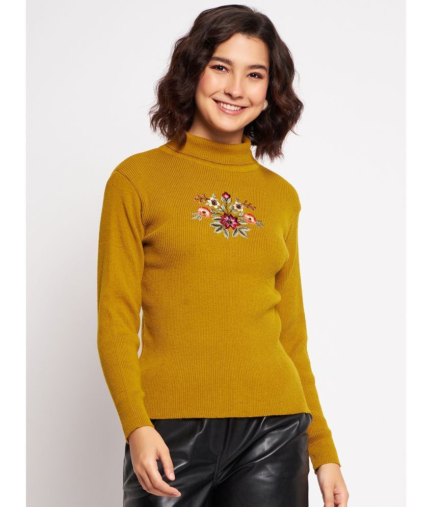     			Clapton Woollen Gold Pullovers - Single