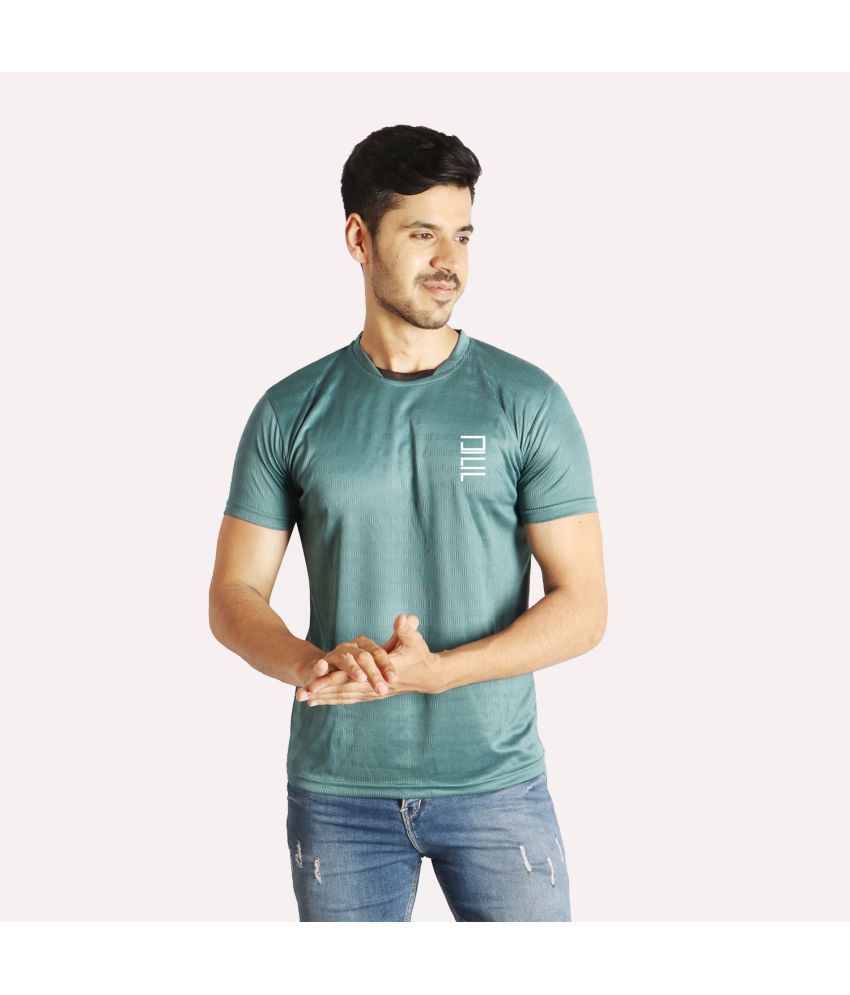     			DAFABFIT - Light Green Polyester Regular Fit Men's T-Shirt ( Pack of 1 )