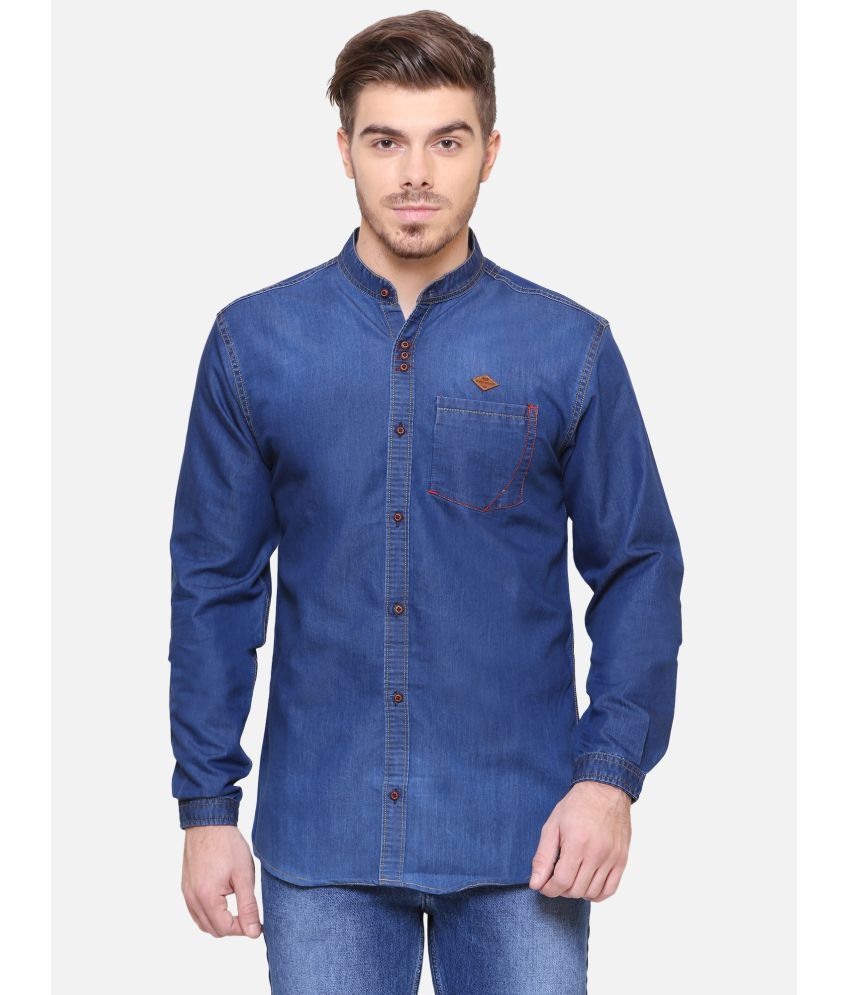     			Kuons Avenue - Blue Denim Slim Fit Men's Casual Shirt ( Pack of 1 )