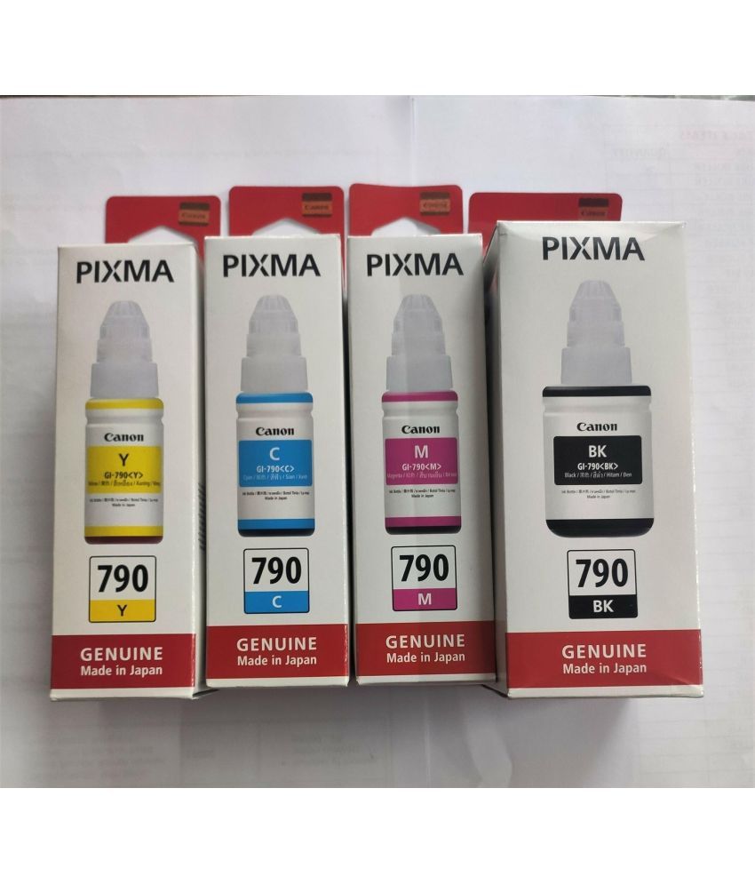    			TEQUO 790 INK For G2012 Multicolor Pack of 4 Cartridge for Inkjet Printers G1000,G1010,G1100,G2000,G2002,G2010,G2012,G2100,G3000,G3010,G3012,G3100,G4000