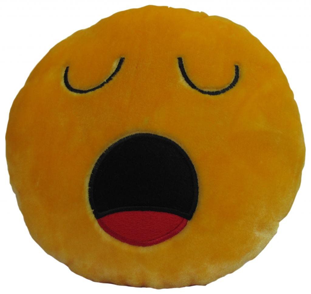     			Tickles Stuffed Soft YAWN Smiley Cushion Toy Pillow Car 33 cm