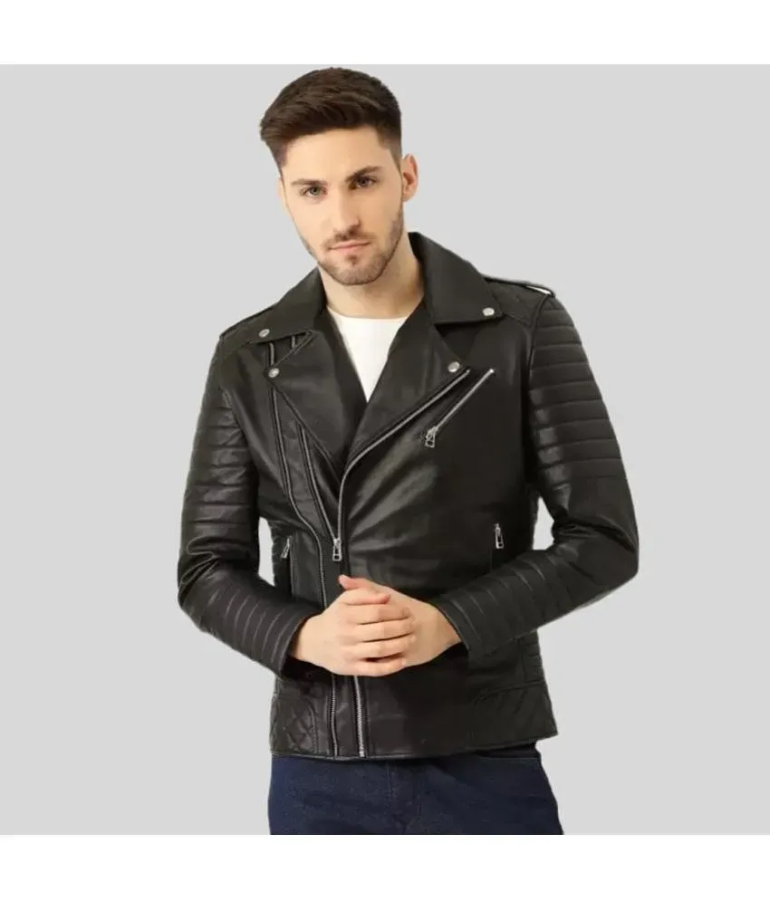 D G Brown Leather Jacket Buy D G Brown Leather Jacket Online at