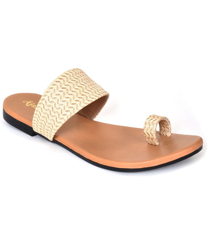     			Ajanta - Beige Women's Flats