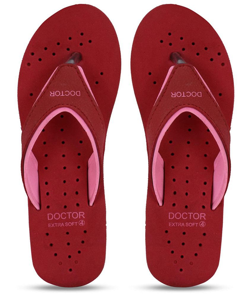     			DOCTOR EXTRA SOFT - Pink Women's Thong Flip Flop