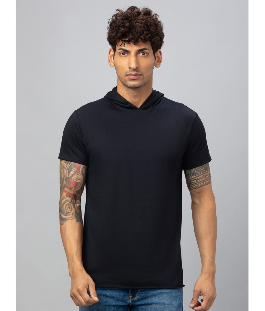     			Globus - Black 100% Cotton Regular Fit Men's T-Shirt ( Pack of 1 )