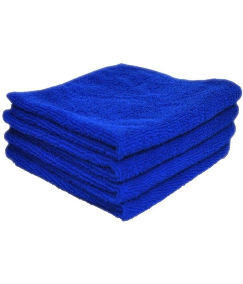     			INGENS - Blue 250 GSM Microfiber Cloth For Automobile ( Pack of 4 )