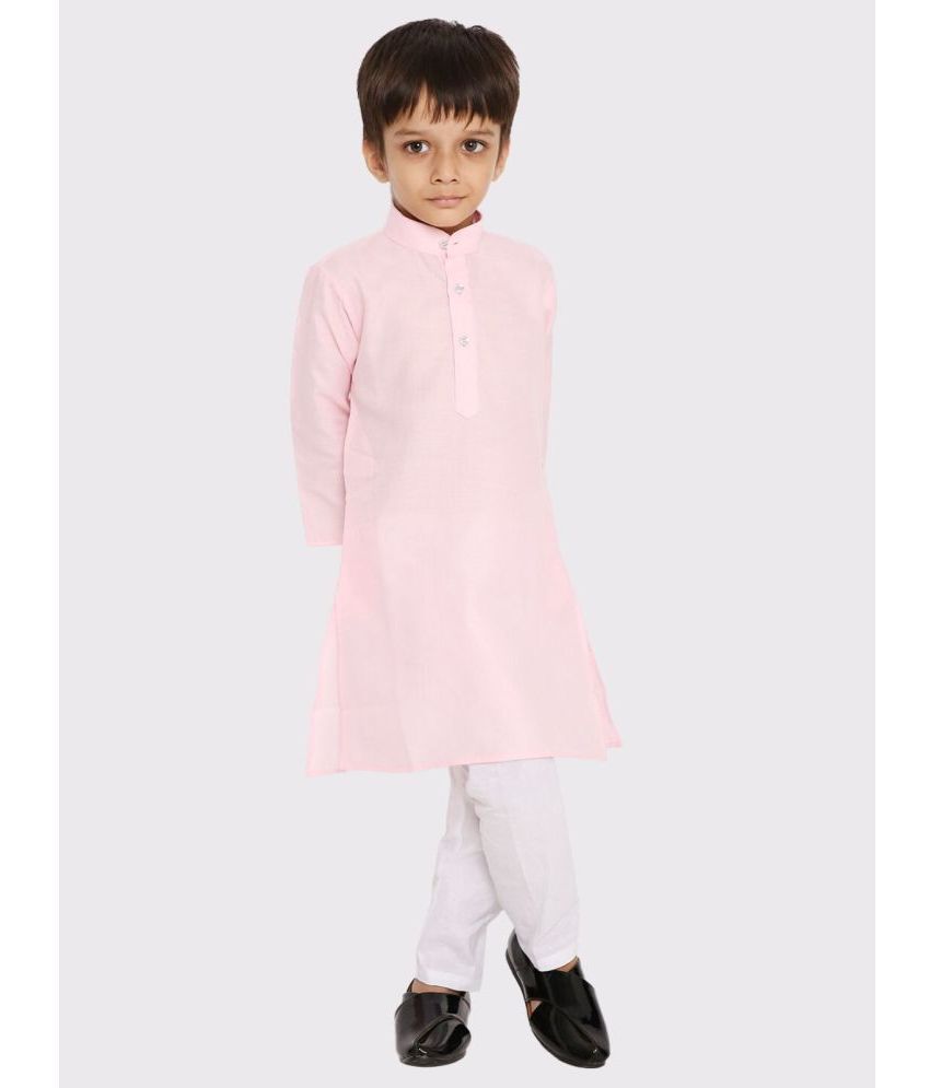     			Maharaja - Light Pink Cotton Blend Boys ( Pack of 1 )