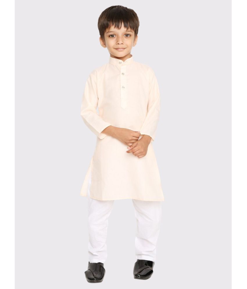     			Maharaja Pack of 1 Boys Cotton Blend ( Peach )