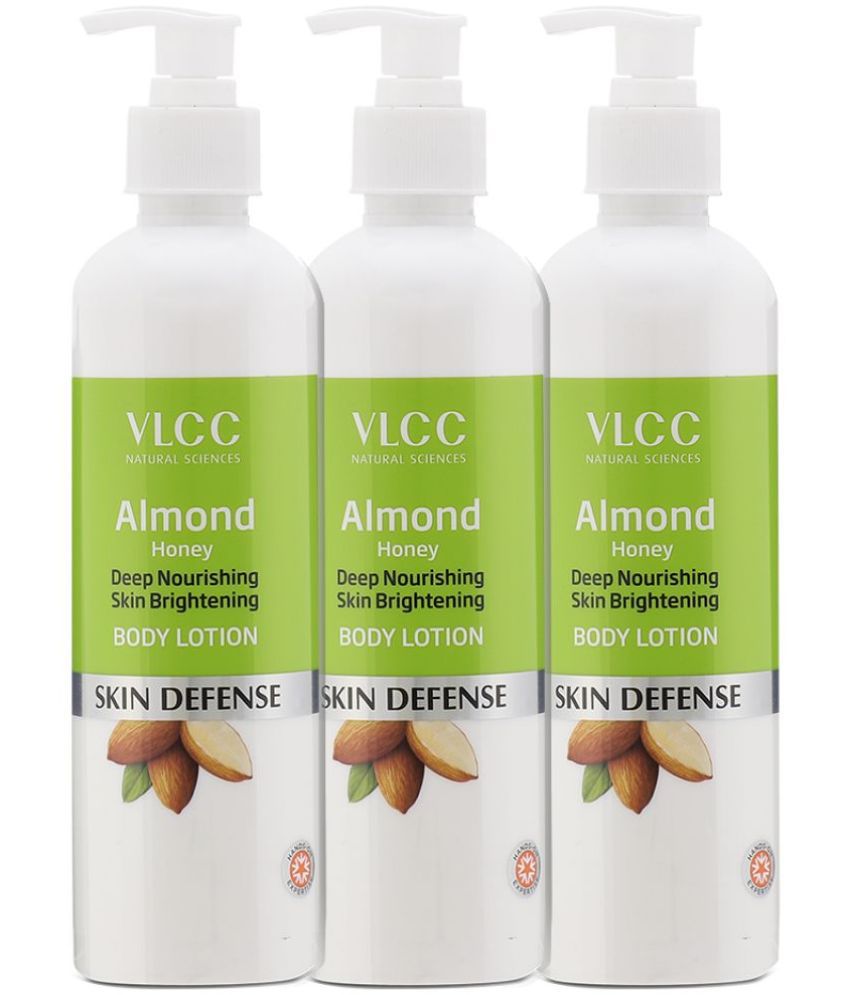     			VLCC Almond Honey Deep Nourishing & Skin Brightening Body Lotion 700 ml, Buy One Get One (Pack of 3)