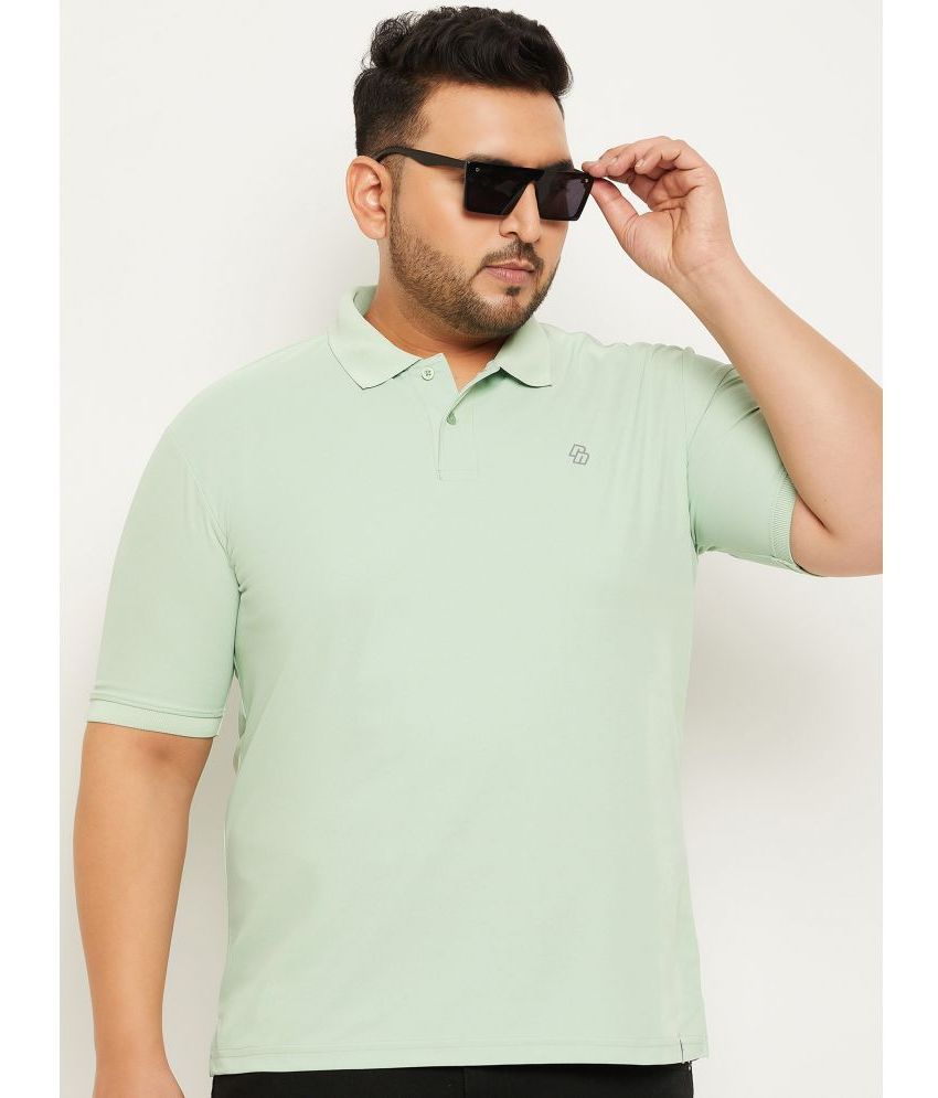     			renuovo Pack of 1 Cotton Blend Regular Fit Solid Half Sleeves Men's Polo T Shirt ( Mint Green )