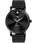 Crestello - Black Metal Analog Men's Watch