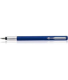Parker Vector Standard Calligraphy CT Fountain Pen (Blue), Pack Of 3