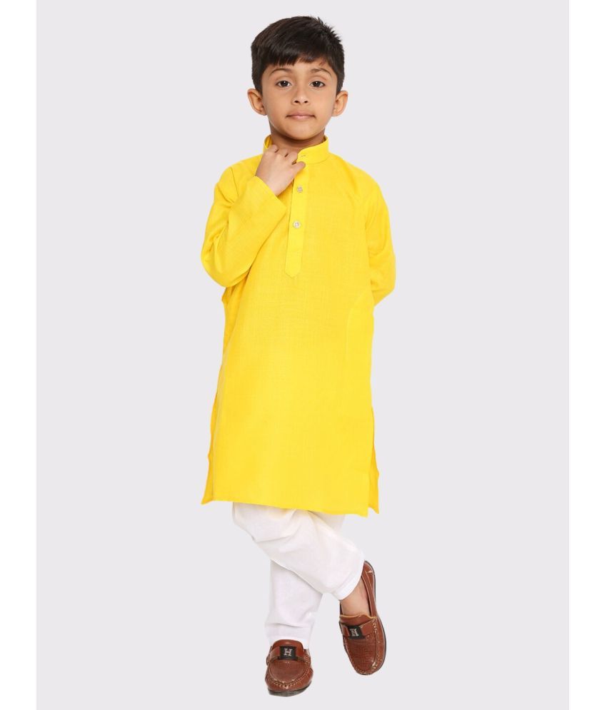     			Maharaja Pack of 1 Boys Cotton Blend ( Yellow )