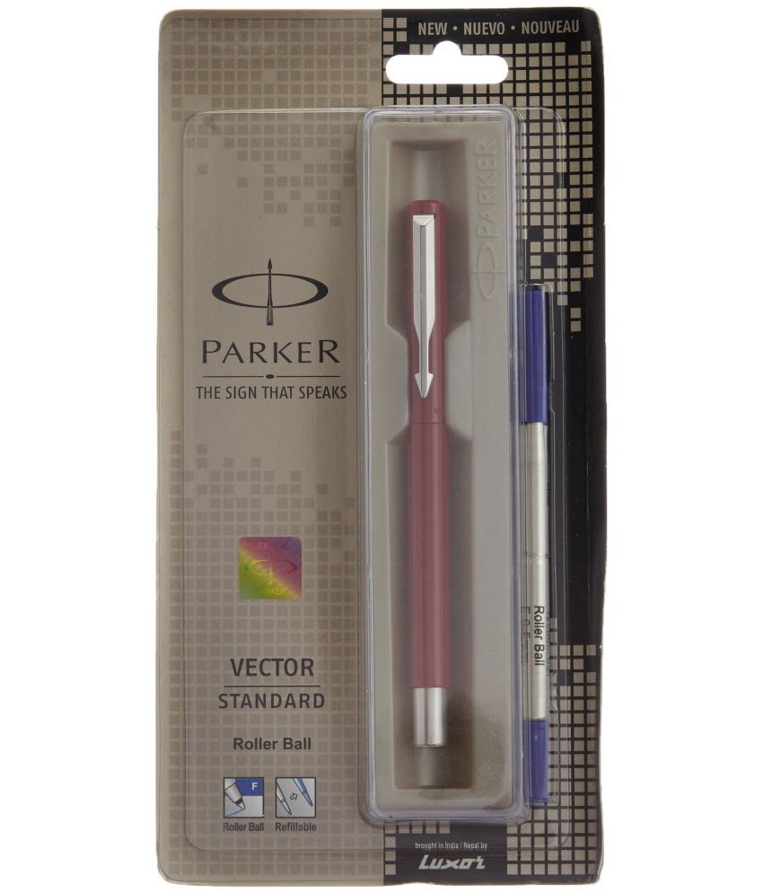     			Parker Vector Standard CT Roller Ball Pen (Red), Pack Of 4