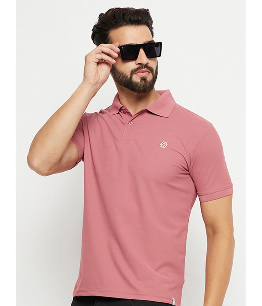     			renuovo - Pink Cotton Blend Regular Fit Men's Polo T Shirt ( Pack of 1 )