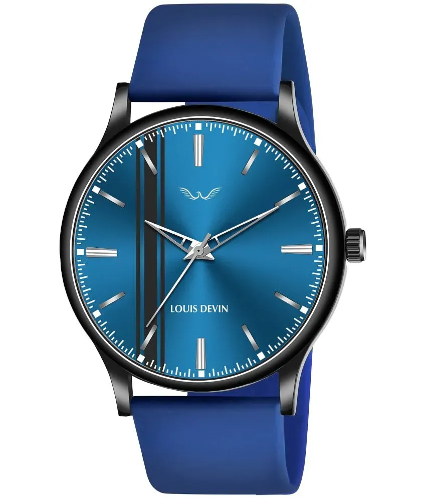 LOUIS DEVIN Blue Silicon Analog Men s Watch Buy LOUIS DEVIN