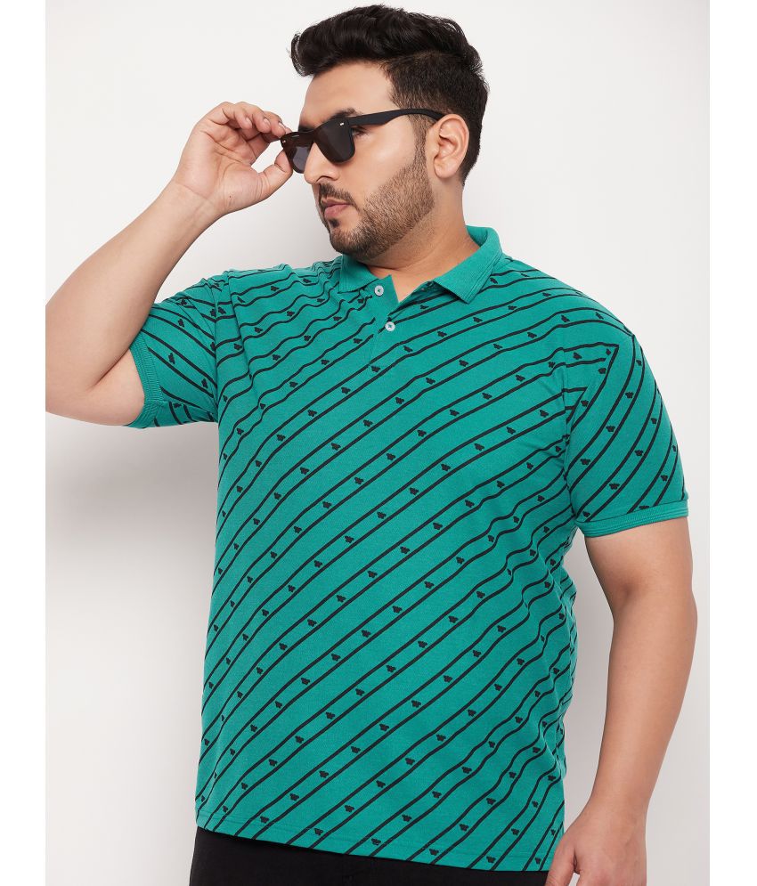     			GET GOLF - Green Cotton Blend Regular Fit Men's Polo T Shirt ( Pack of 1 )